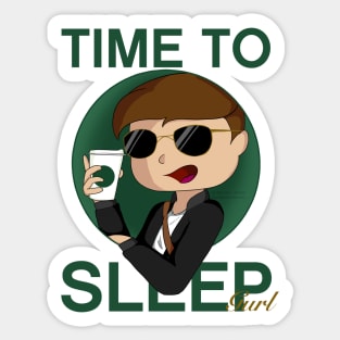 Time to Sleep Sticker